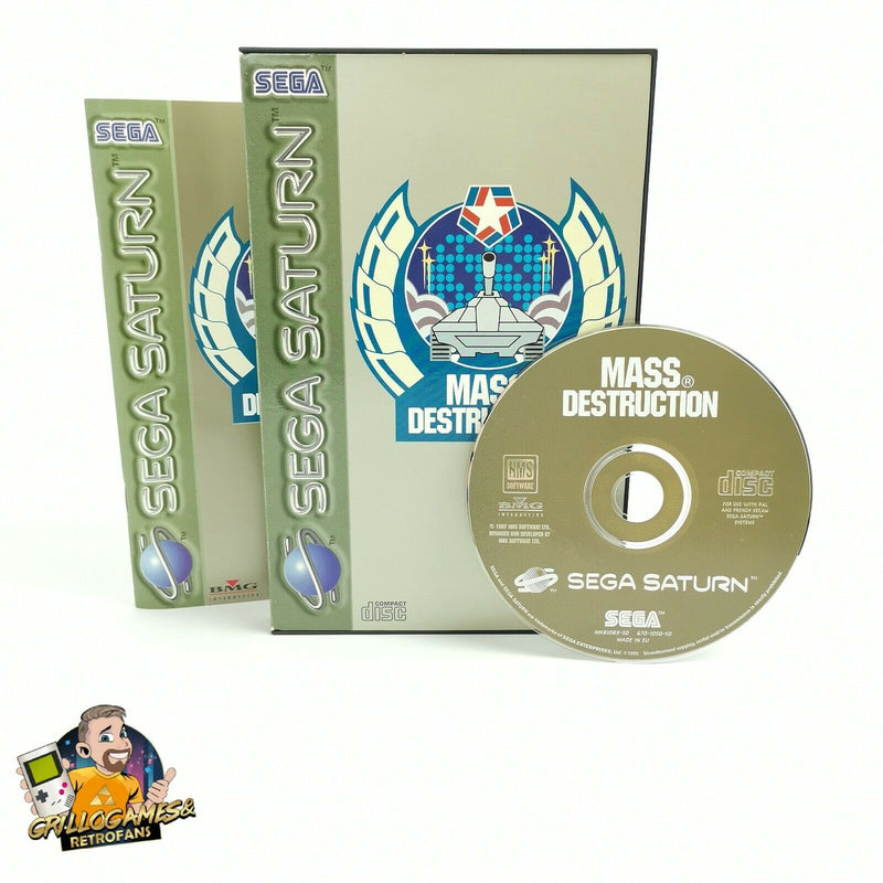 Sega Saturn game "Mass Destruction" SegaSaturn | PAL | Original packaging | [2]