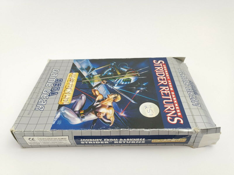Sega Game Gear Spiel " Journey from Darkness Strider Returns " Ovp | US Gold