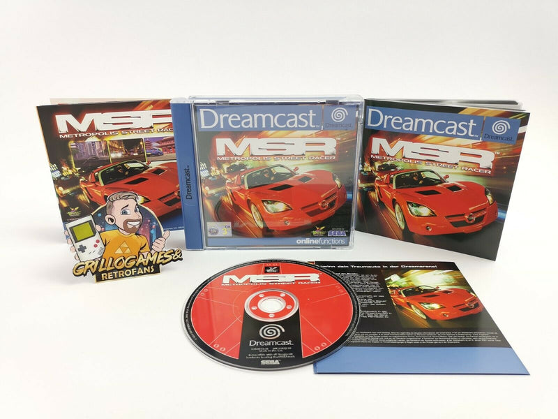 Sega Dreamcast game "MSR Metropolis Street Racer" original packaging | Pal | DC