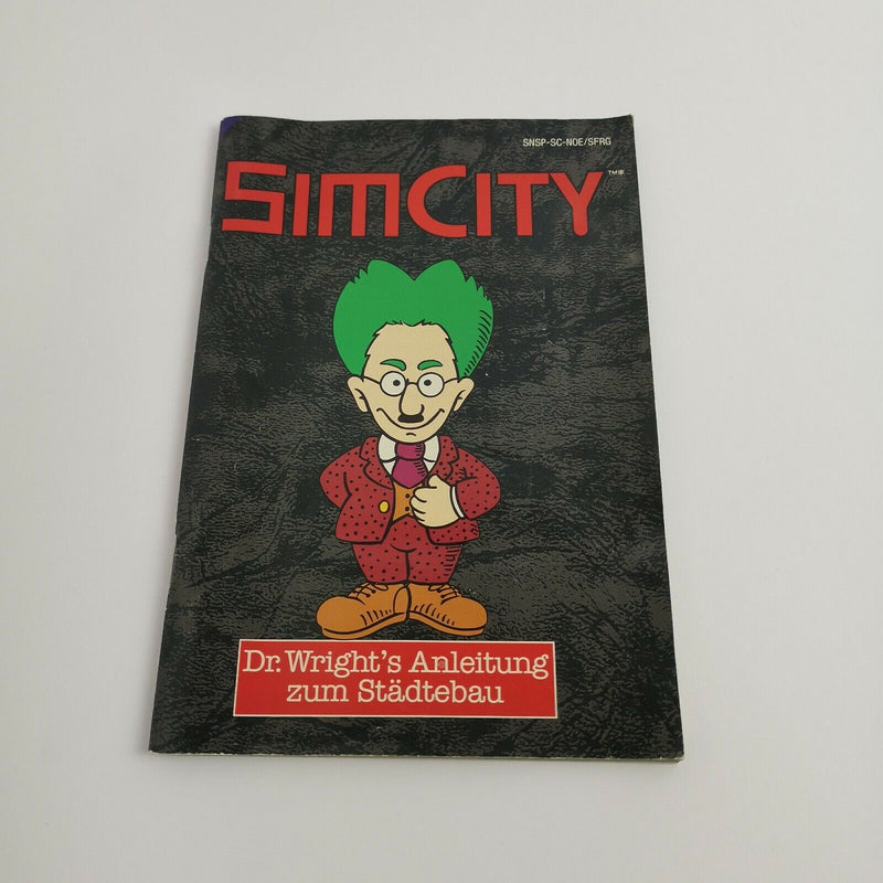 Super Nintendo game "Sim City" SNES SimCity | Original packaging | PAL version NOE / SFRG