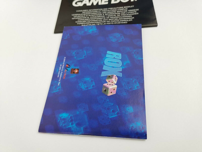 Nintendo Gameboy Color Game "Rox" Original Box | Pal | GameBoy | GBC