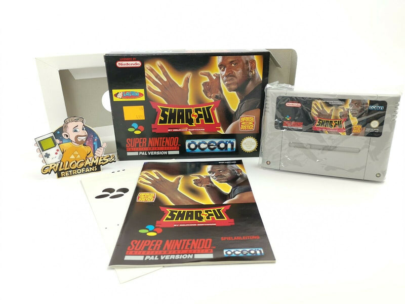 Super Nintendo Game "Shaq Fu" SNES | Original packaging | PAL NOE | SHAQ FU