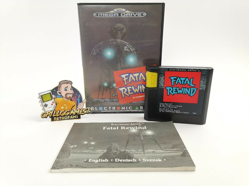 Sega Mega Drive Spiel " Fatal Rewind " | Pal | Ovp | Sega MD