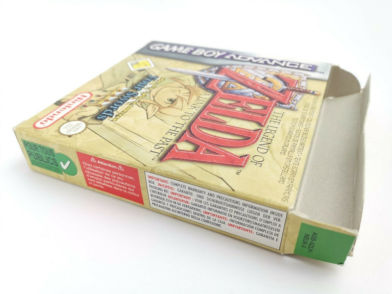 Nintendo Gameboy Advance Spiel " The Legend of Zelda a link to the Past " Ovp