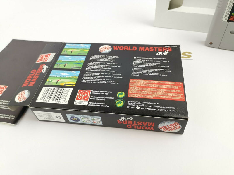 Super Nintendo Spiel " World Masters Golf " Snes | Ovp | Pal | CIB |