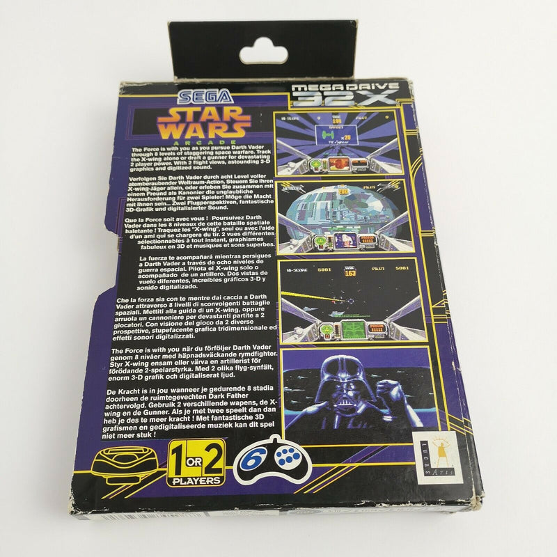 Sega Mega Drive 32X Spiel " Star Wars Arcade " MegaDrive | OVP | PAL