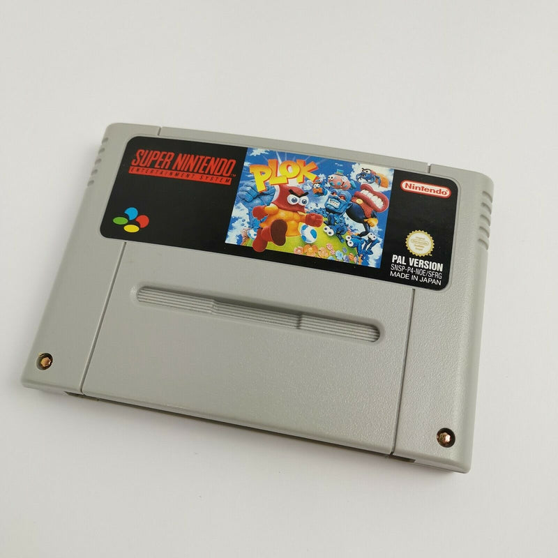 Super Nintendo Spiel " Plok " SNES | OVP | PAL NOE SFRG