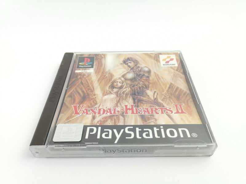 Sony Playstation 1 game " vandal hearts II 2 &amp; strategy guide " Ps1 | Pal
