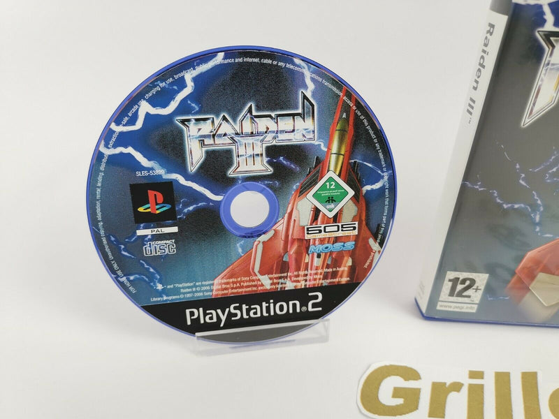 Sony Playstation 2 Spiel " Raiden III "| Ps2 | Pal | Ovp