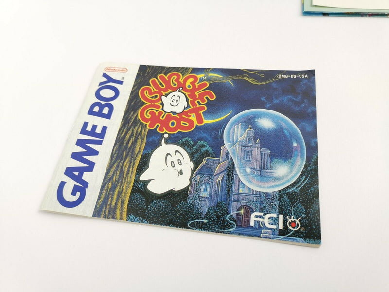 Nintendo Gameboy Classic game "Bubble Ghost" original packaging | NTSC | GameBoy