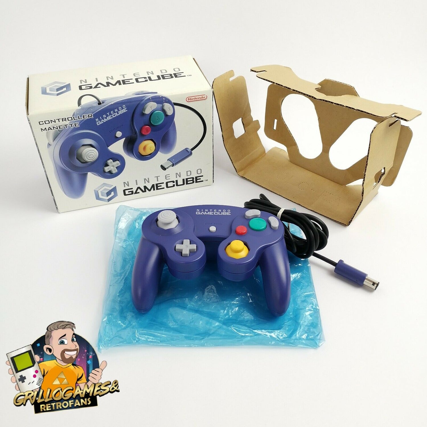 Nintendo Gamecube Controller Purple / Purple | Gamepad / Joypad | original packaging [2]