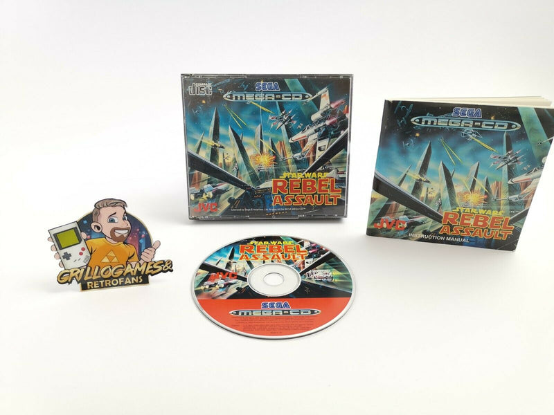 Sega Mega-CD Spiel " Star Wars Rebel Assault " MC | Ovp | Starwars