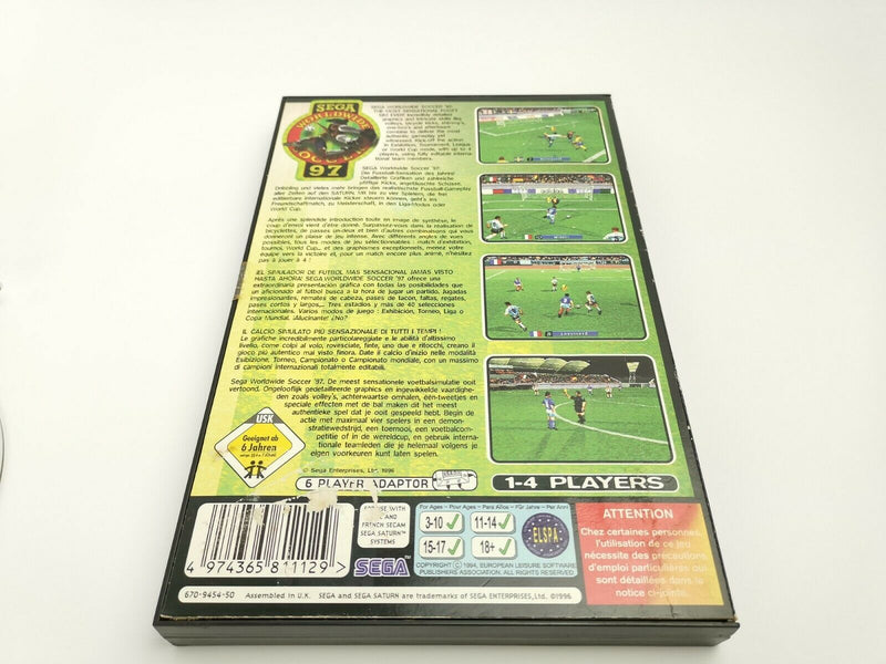 Sega Saturn Spiel " Sega Worldwide Soccer 97 " Ss SegaSaturn | OVP | PAL