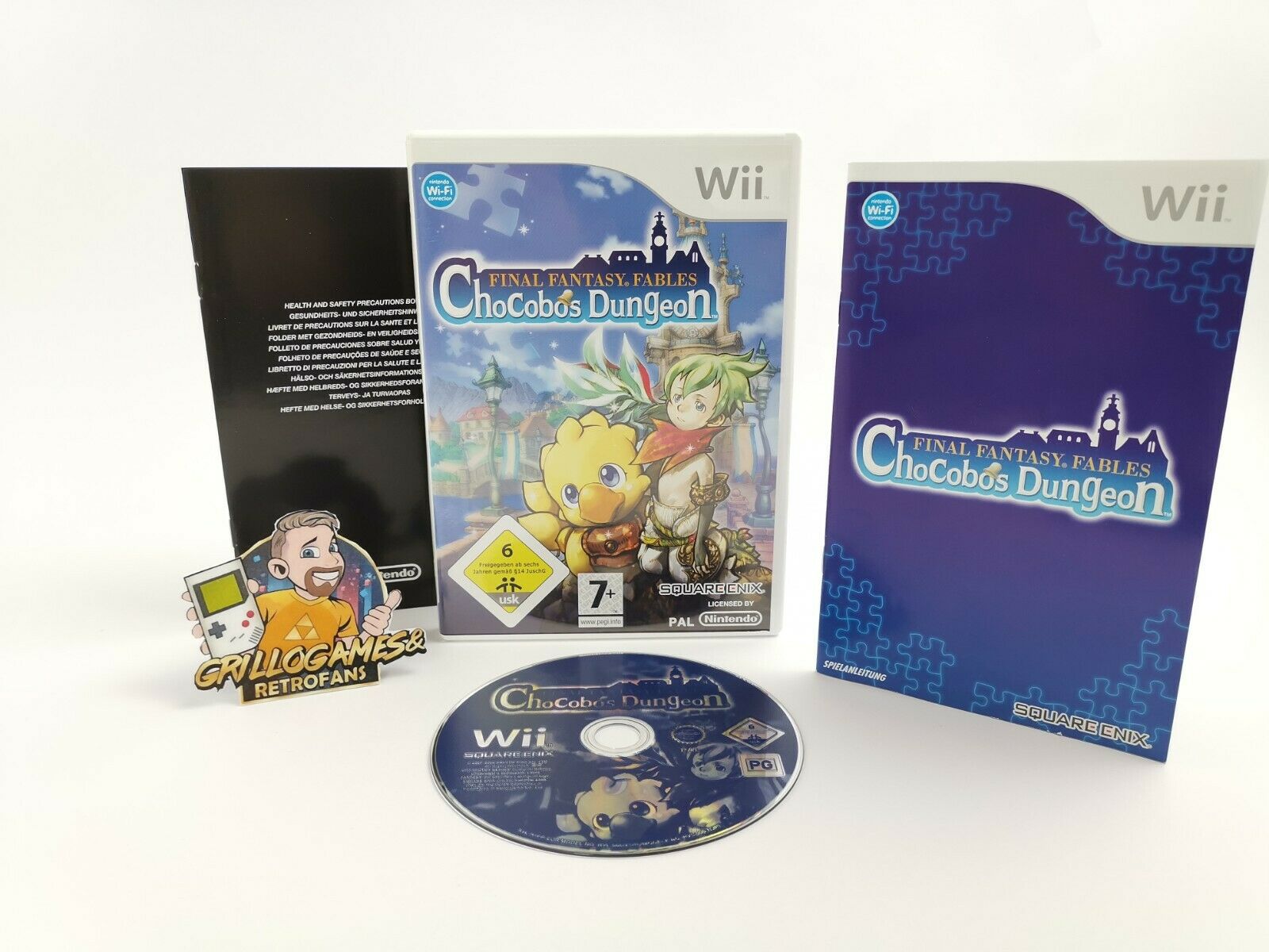 Nintendo Wii Spiel " Final Fantasy Fables Chocobos Dungeon " Wii U |Pal |Ovp