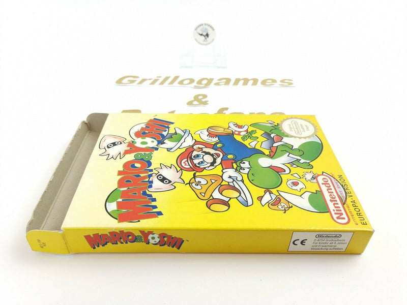Nintendo Entertainment System game "Mario &amp; Yoshi" | NES | Original packaging | Pal