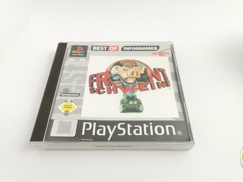 Sony Playstation 1 game "Front Pigs" PSX | PS One | Original packaging | Pal