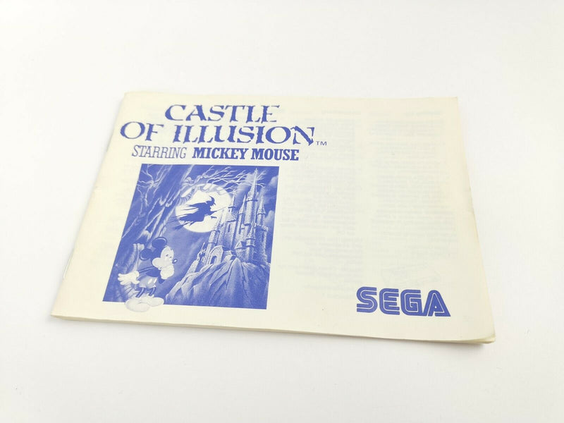 Sega Master System Spiel " Castle of Illusion starring Mickey Mouse " Pal | Ovp