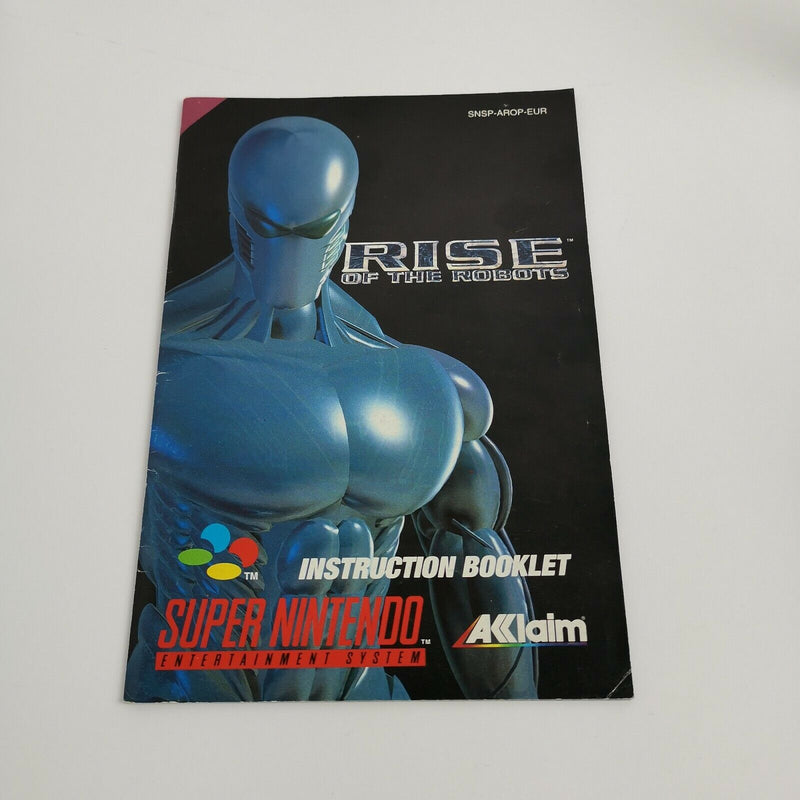 Super Nintendo game "Rise of the Robots" SNES | Original packaging | PAL EUR
