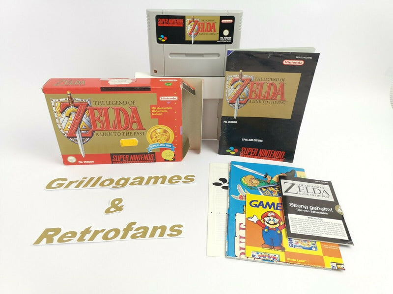Super Nintendo | " The Legend of Zelda a link to the Past  " | Snes | Ovp | Pal*