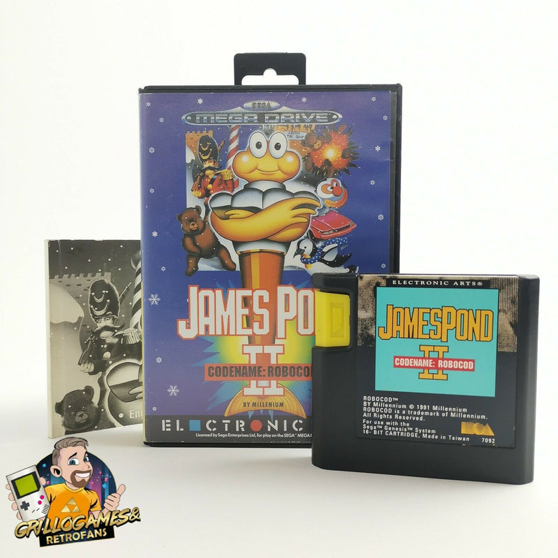 Sega Mega Drive game "James Pond II 2 Codename Robocod" OVP | PAL Sega MD [2]