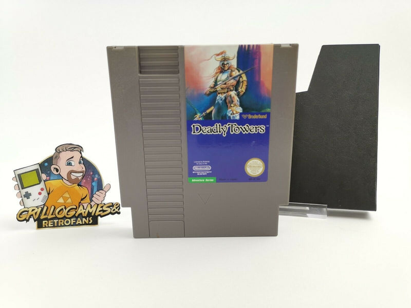 Nintendo Entertainment System Spiel " Deadly Towers " Nes | Ntsc | Modul