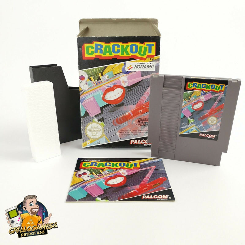 Nintendo Entertainment System game "Crackout" NES | Original packaging | PAL-B NOE