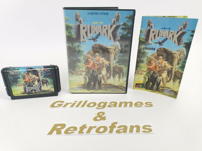 Sega Mega Drive game "Runark" | Original packaging | Sega Megadrive MD