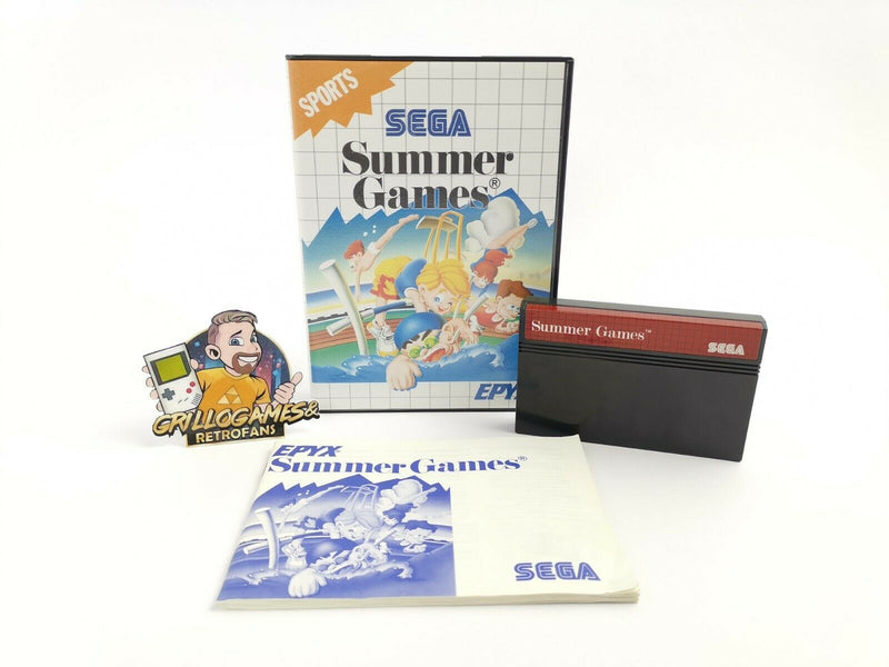 Sega Master System Spiel " Summer Games " MasterSystem | OVP | PAL | SummerGames