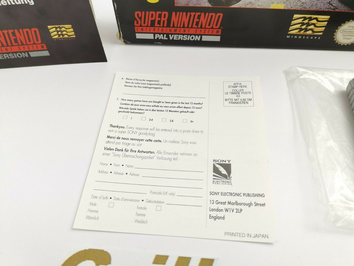 Super Nintendo Spiel 