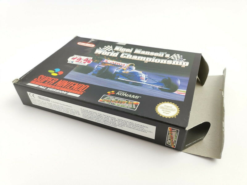 Super Nintendo Spiel " Nigel Mansell´s World Championship " Snes | Pal | Ovp |