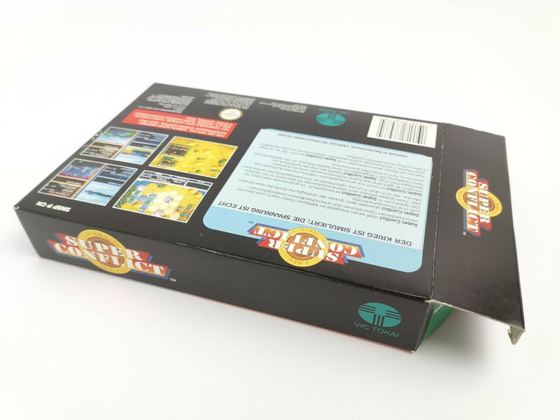 Super Nintendo Game "Super Conflict" Snes | Original packaging | Pal |CIB