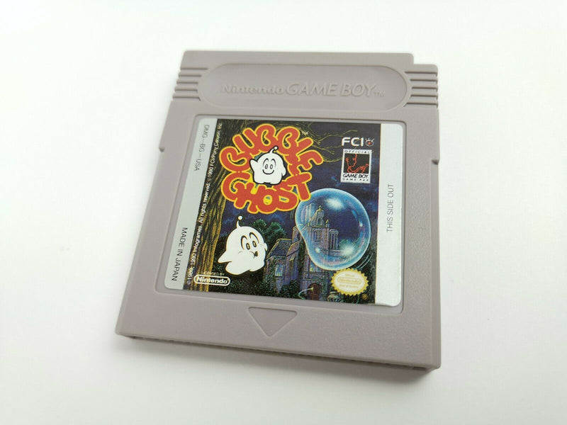 Nintendo Gameboy Classic game "Bubble Ghost" original packaging | NTSC | GameBoy