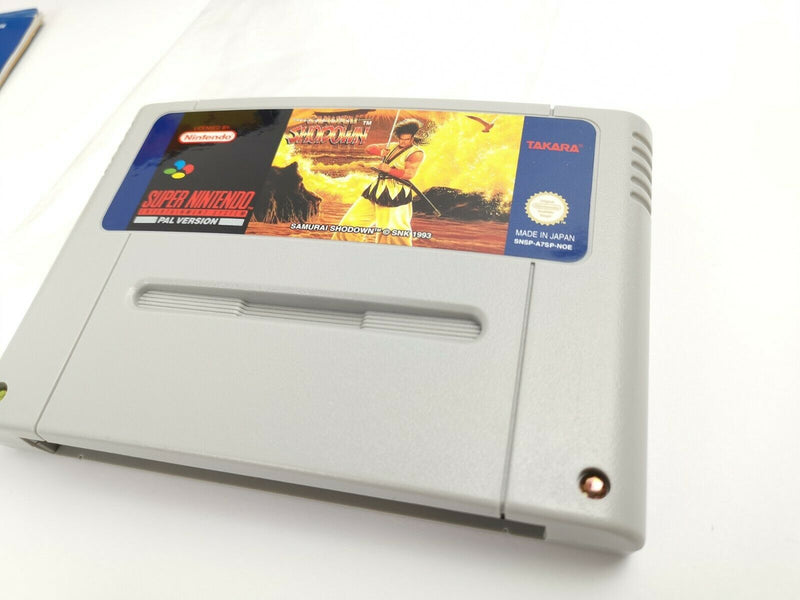 Super Nintendo game "Samurai Shodown" original packaging | Pal | Snes