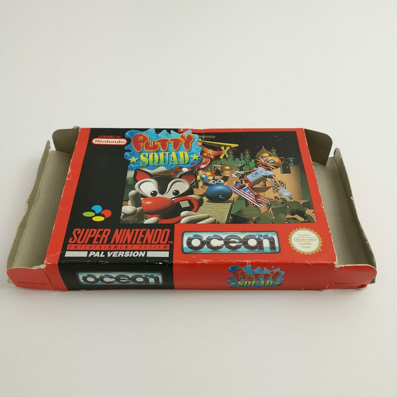 Super Nintendo game "Putty Squad" SNES | Original packaging | PAL NOE