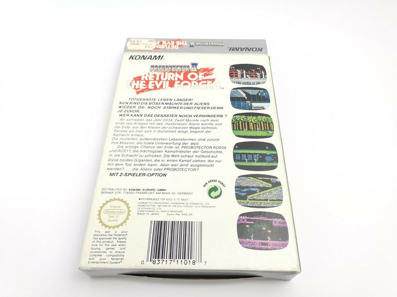 Nintendo Entertainment System Spiel " Probotector II Return of the Evil Forces "