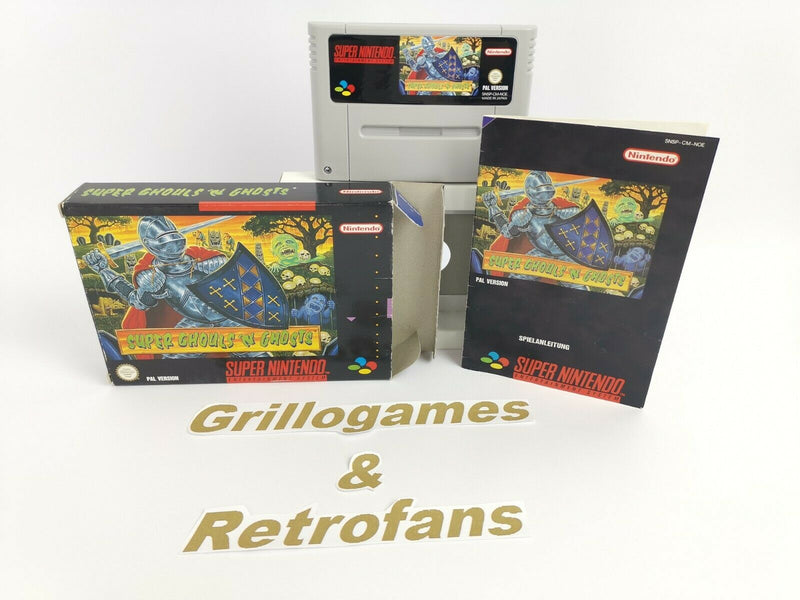 Super Nintendo Game | "Super Ghouls'n Ghosts" | Snes | Ovp