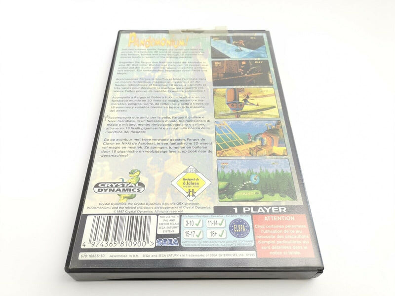 Sega Saturn game "Pandemonium" Pal | Original packaging | SS SegaSaturn