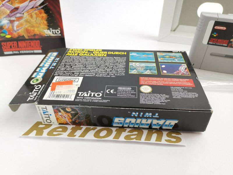Super Nintendo Spiel " Darius Twin " Snes | Ovp | Pal | CIB