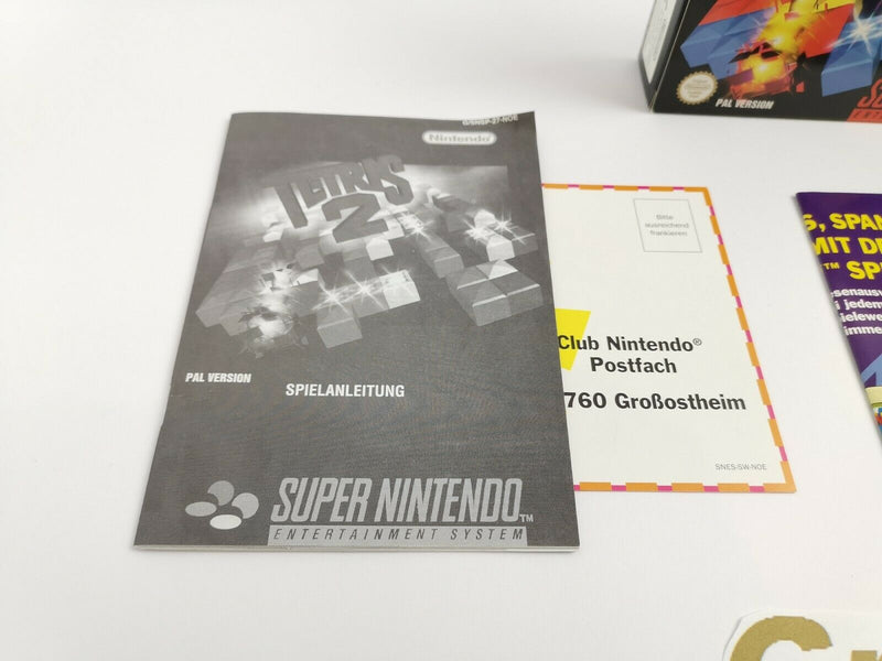 Super Nintendo Spiel " Tetris 2 " | Snes | Ovp | Pal | CIB