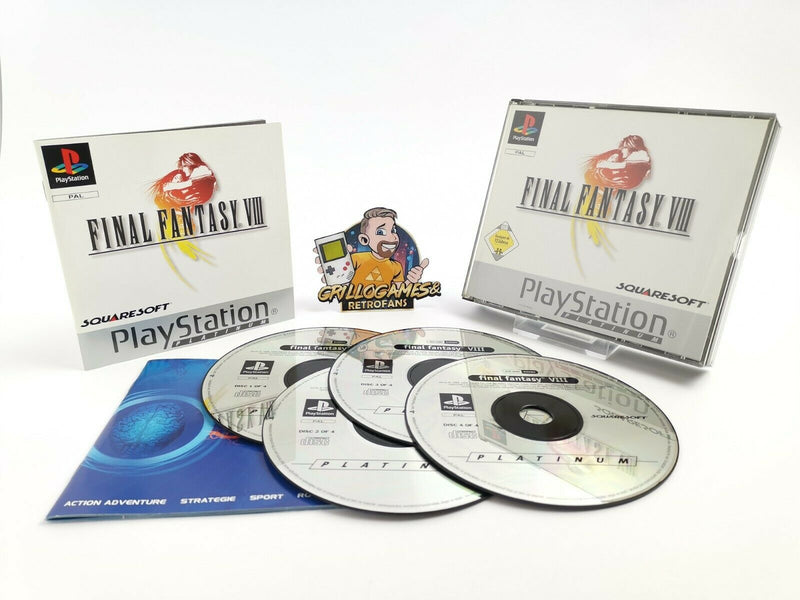 Sony Playstation 1 game "Final Fantasy VIII 8" PS1 | PSX | PAL | Original packaging