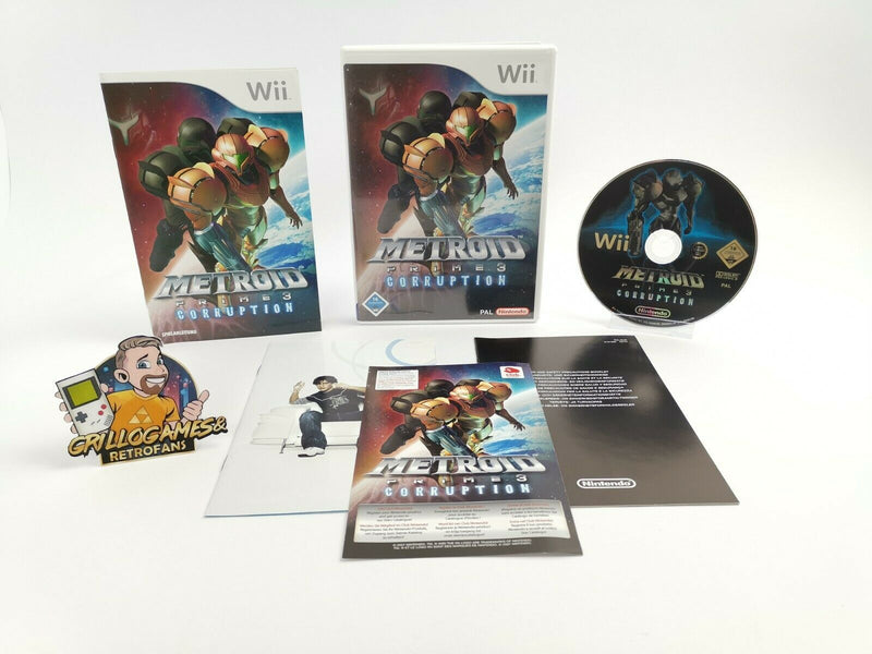 Nintendo Wii game "Metroid Prime 3 Corruption" | Pal