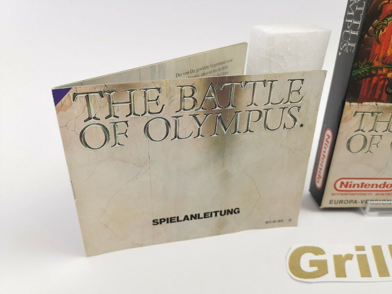 Nintendo Entertainment System game "The Battle of Olympus" | NES | Original packaging | Pal