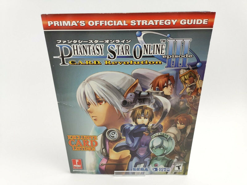 Nintendo Gamecube " Phantasy Star Online Episode III 3 + Strategy Guide " Ovp