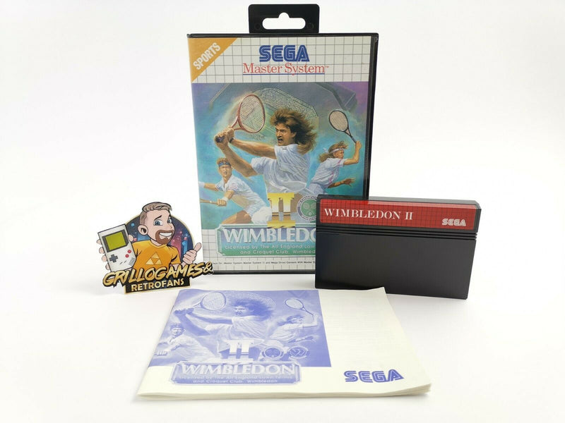 Sega Master System Spiel " Wimbledon II 2 " MS | Pal | Ovp