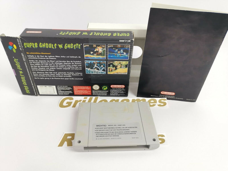 Super Nintendo Game | "Super Ghouls'n Ghosts" | Snes | Ovp
