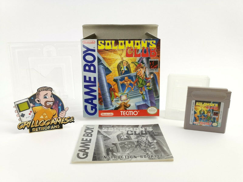 Nintendo Gameboy Classic Game "Solomon's Club" Original Box | Ntsc | USA