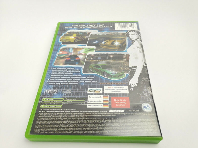 Xbox Classic Spiel " Need for Speed Underground " X-Box | PAL | OVP