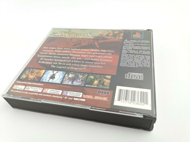 Sony Playstation 1 Spiel " The Legend of Dragoon + Strategy Guide " Ps1 | Pal |