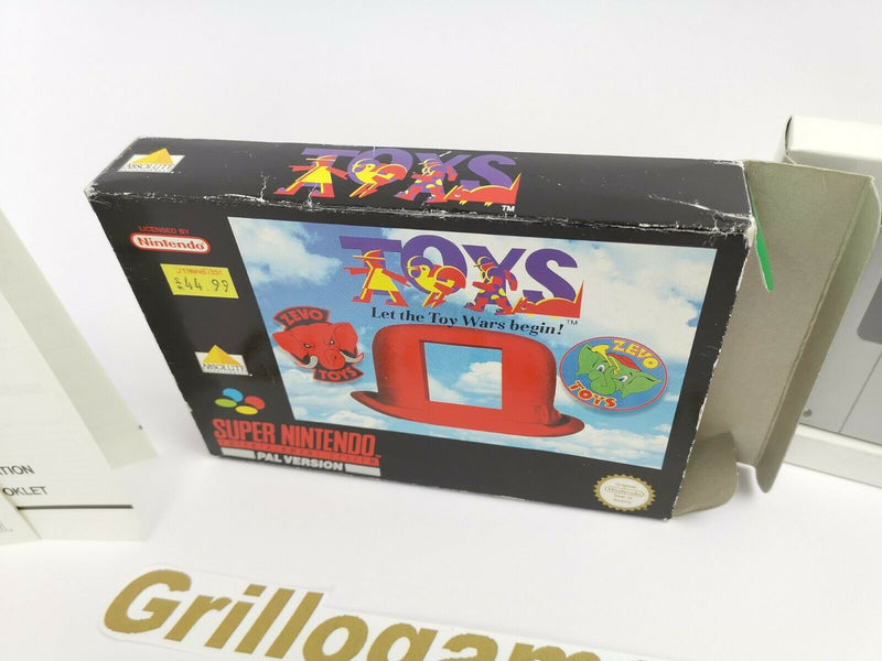 Super Nintendo game "Toys let The Toy Wars begin!" Snes | Original packaging | Pal | CIB