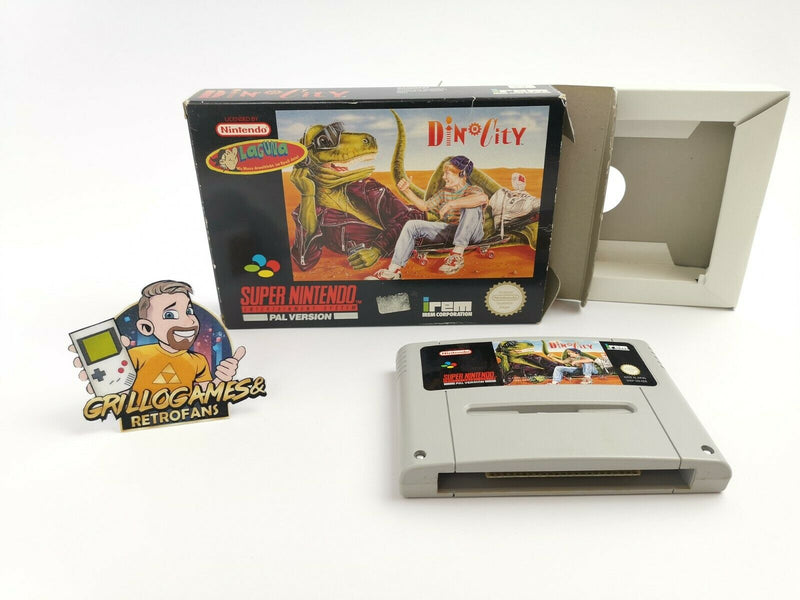 Super Nintendo Game "Dino City" Snes | Original packaging | Pal | Noe